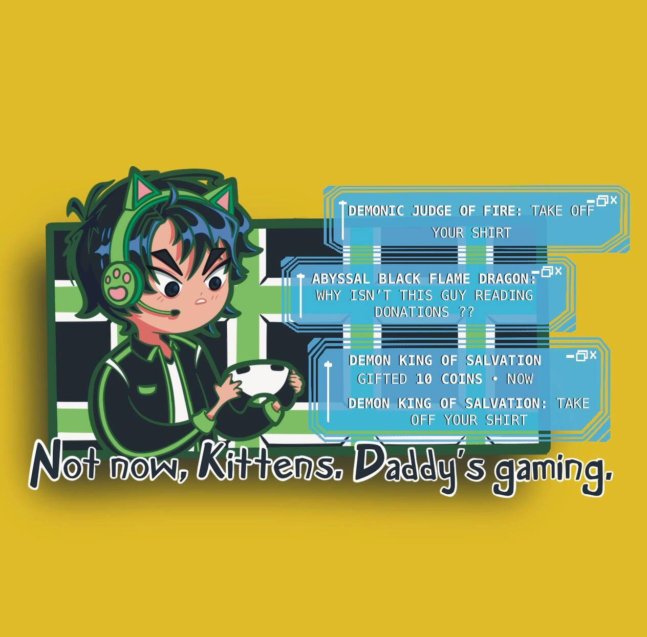 Gamer Boy YJH Die Cut Gamer Boy YJH Die Cut