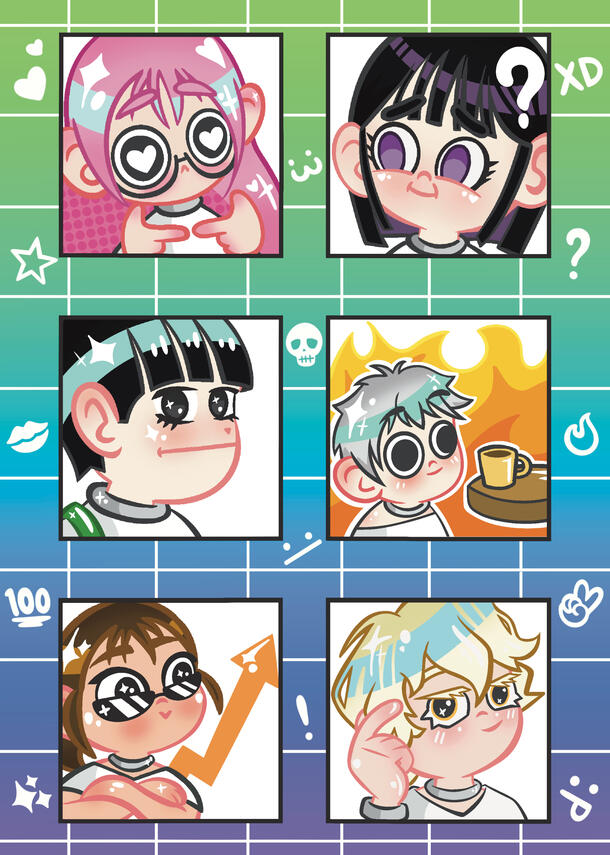 Alien Stage Sticker Sheet Alien Stage Sticker Sheet